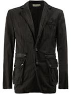 Di Liborio Cargo Pocket Blazer - Black