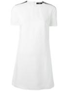 Versus Logo Print Strap Dress, Women's, Size: 40, White, Acetate/viscose