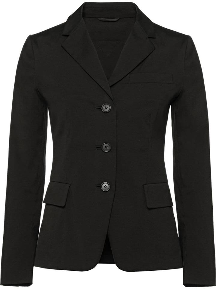 Prada Stretch Cotton Poplin Jacket - Black
