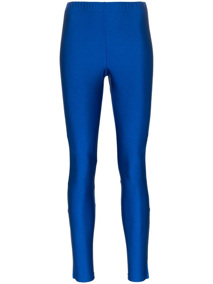 Gucci Logo Side Stripe Leggings - Blue