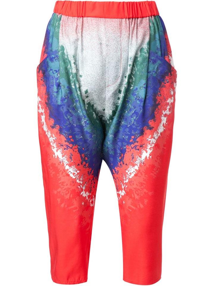 Baja East Abstract Print Harem Pants