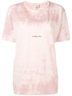 Saint Laurent Rive Gauche Tie-dye T-shirt - Pink