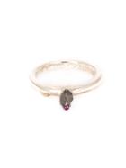 Rosa Maria Solitaire Ruby Ring