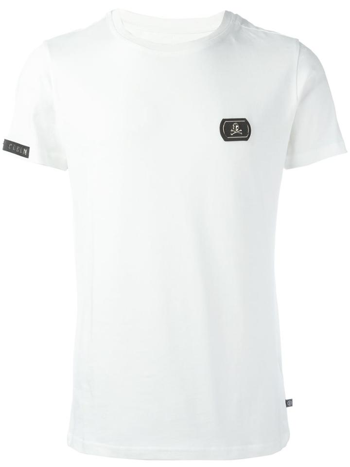 Philipp Plein 'beat It' T-shirt, Men's, Size: Medium, White, Cotton