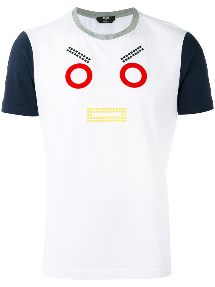 Fendi - No Words T-shirt - Men - Cotton - 54, White, Cotton