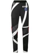 Koché Geometric Print Leggings - Black