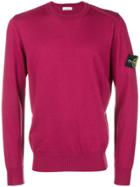 Stone Island Crew Neck Sweater - Pink