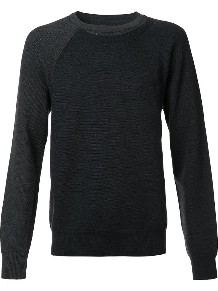 Maison Margiela Layered Neck Jumper - Grey