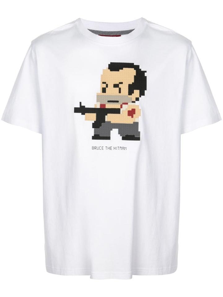 Mostly Heard Rarely Seen 8-bit Bruce The Hitman T-shirt - White