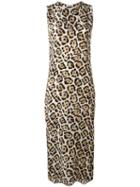Equipment - Leopard Print Dress - Women - Silk - Xs, Women's, Nude/neutrals, Silk