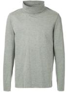 Attachment Turtleneck Sweatshirt - Grey