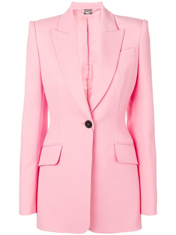 Alexander Mcqueen Classic Flared Trousers - Pink & Purple