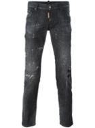 Dsquared2 'clement' Jeans, Men's, Size: 46, Black, Cotton/spandex/elastane/polyester