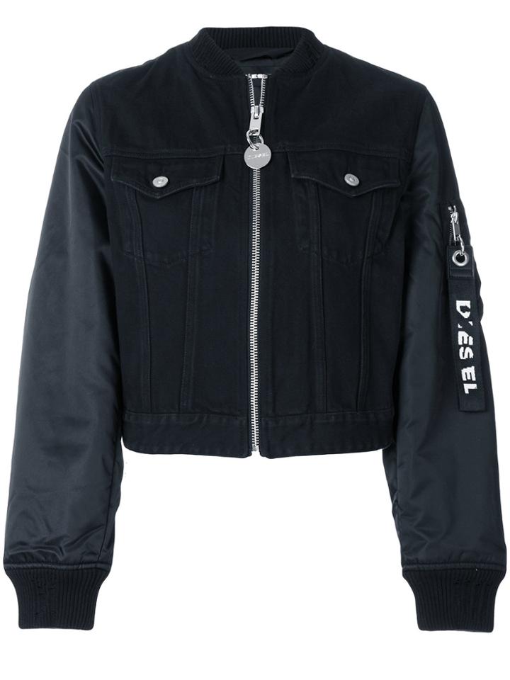 Diesel De-ruby Denim Jacket - Black