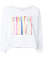 Gaelle Bonheur Barcode Print T-shirt - White