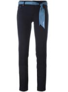 Jacob Cohen 'jocelyn' Slim-fit Trousers, Women's, Size: 29, Blue, Cotton/polyester/spandex/elastane/modal