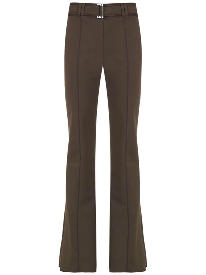 Gloria Coelho Bootcut Trousers - Brown
