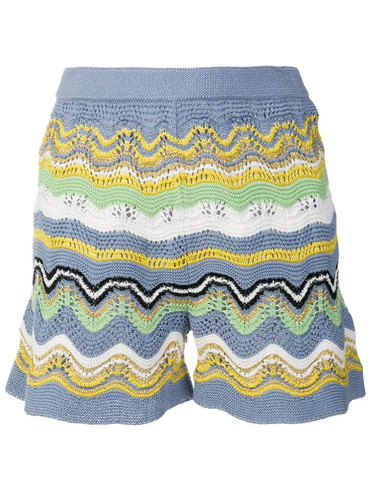 M Missoni Striped Shorts - Multicolour