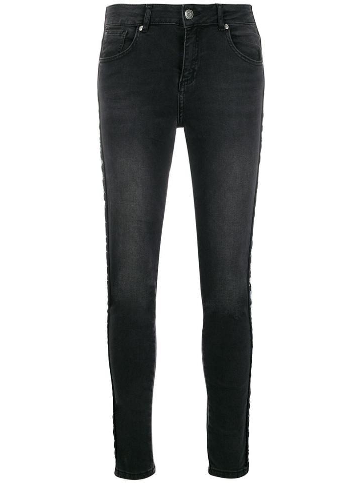 Kappa Omini Tape Skinny Jeans - Black