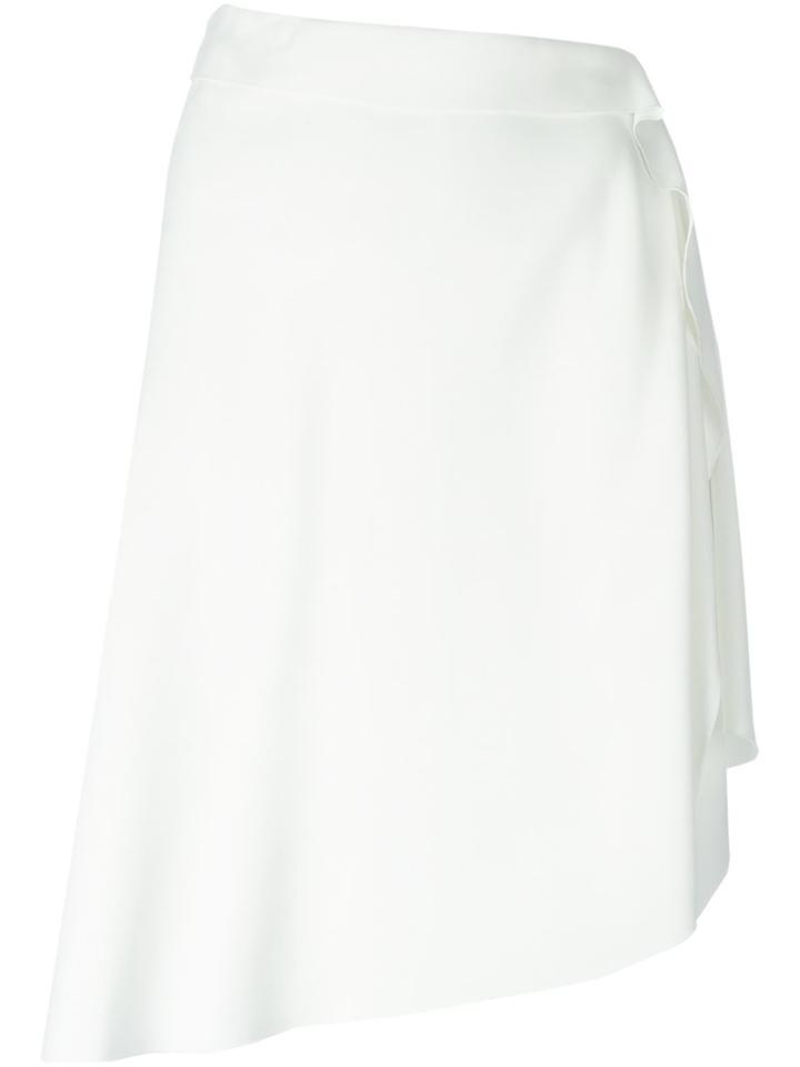 Lanvin Asymmetric Skirt, Women's, Size: 40, White, Viscose