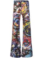 Charles Jeffrey Loverboy Painted Golden Trousers - Multicolour