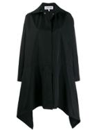 Loewe Drawstring Hem Coat - Black