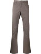 Brioni Tapered Trousers, Men's, Size: 36, Brown, Cotton/spandex/elastane/polyester