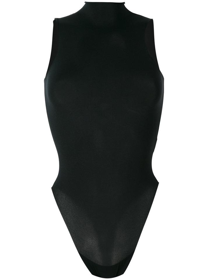 Yeezy - Jersey Bodysuit - Women - Polyamide/spandex/elastane - S, Black, Polyamide/spandex/elastane