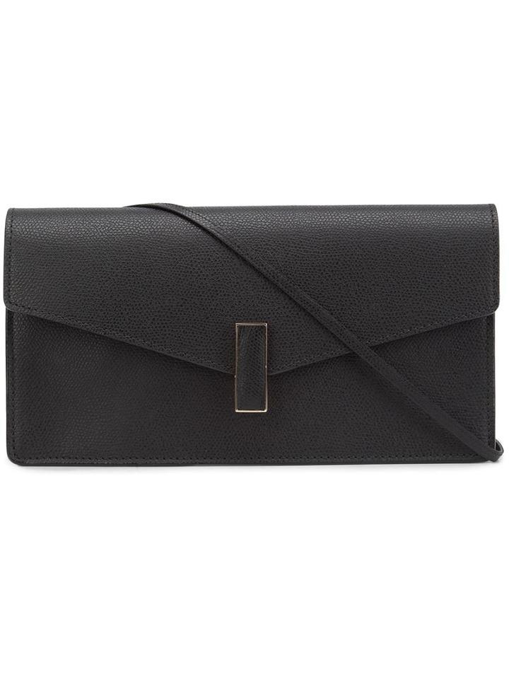 Valextra Classic Shoulder Bag, Women's, Black