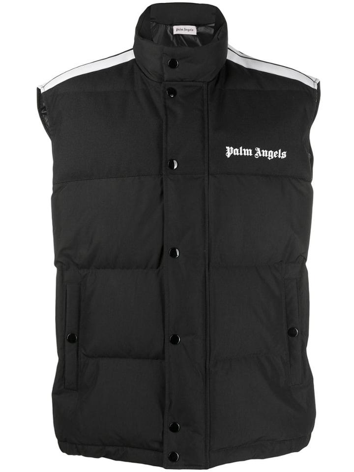 Palm Angels Padded Gilet Jacket - Black
