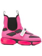 Prada Cloudbust Sneaker Boots - Pink & Purple