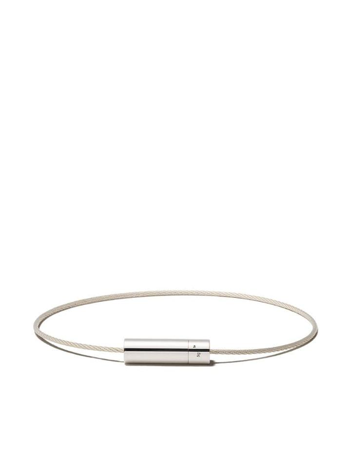 Le Gramme Le 5 Grammes Cable Bracelet - Silver