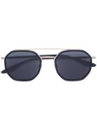 Barton Perreira Square Frame Sunglasses - Black