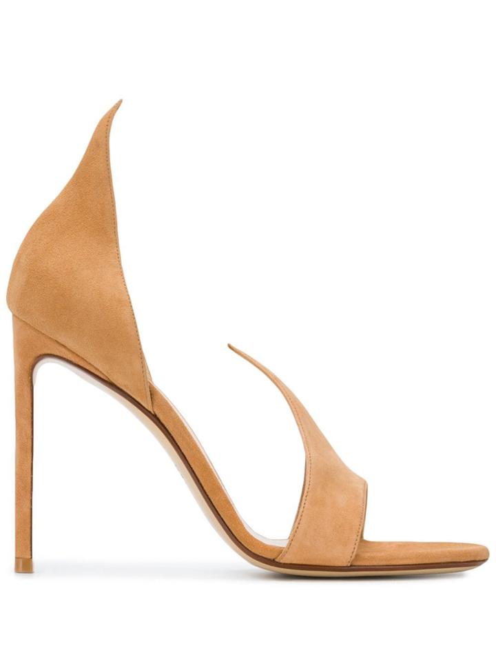 Francesco Russo Stiletto Heel Sandals - Neutrals