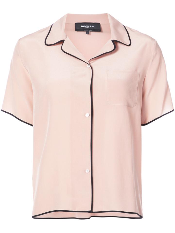Rochas Pyjama-style Shirt - Nude & Neutrals