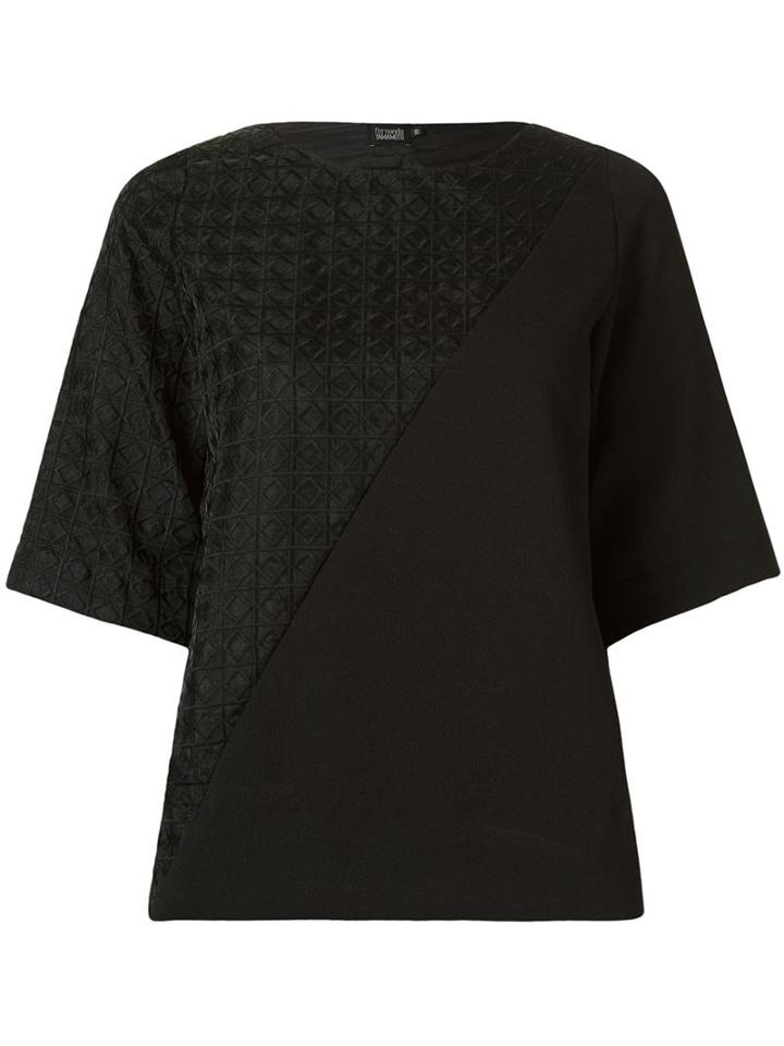 Fernanda Yamamoto Diagonal Panelled Blouse