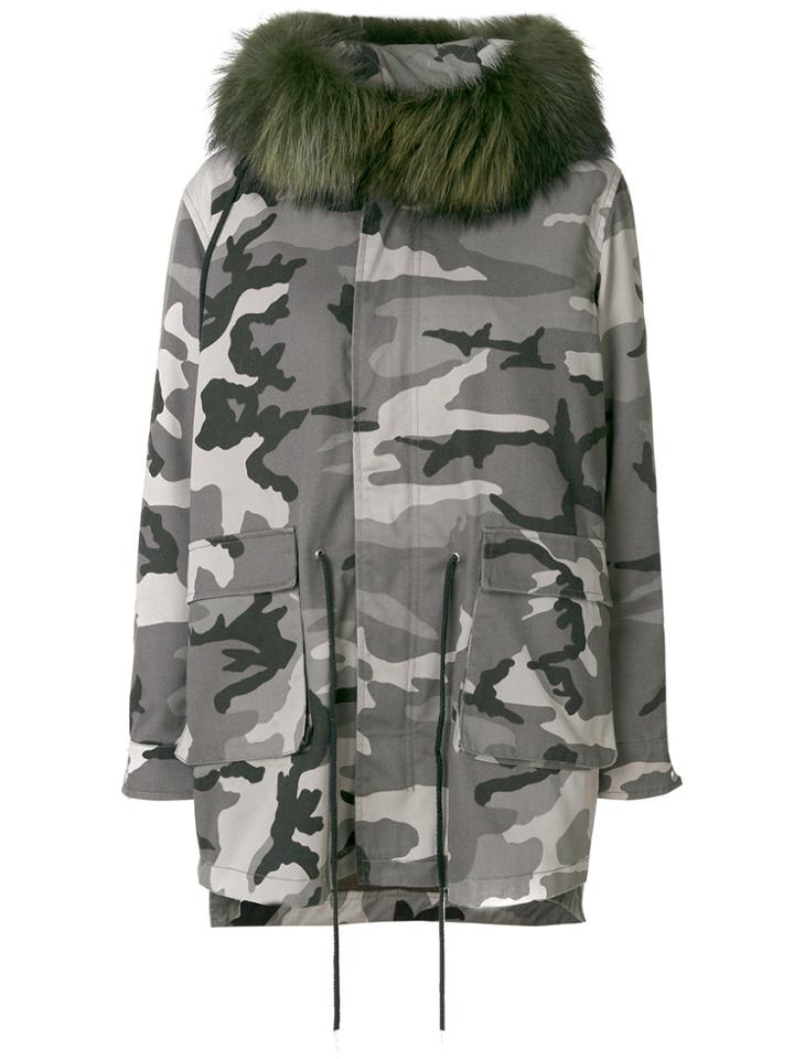 Cara Mila Julia Fox Lined Parka - Green