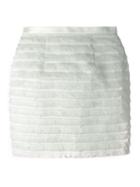 Burberry London Fringed Stripe Skirt