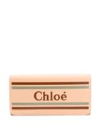 Chloé Long Logo Wallet - Neutrals