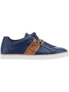 Fendi Lace-up Sneakers - Blue