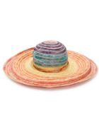 Missoni Mare Striped Straw Hat - Multicolour