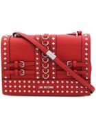 Love Moschino Studded Shoulder Bag - Red