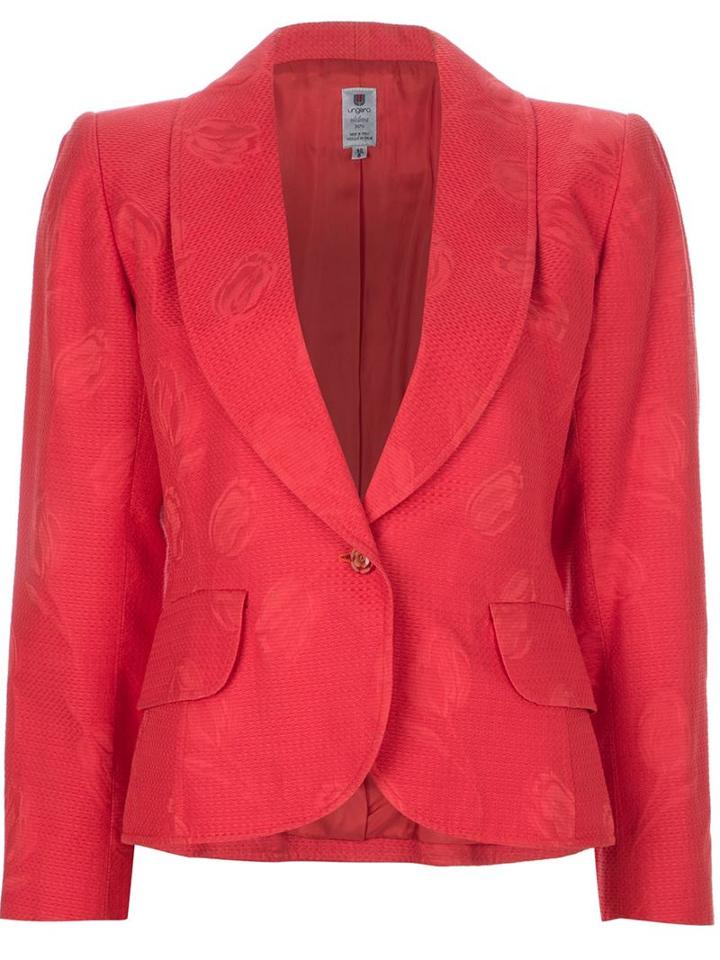 Emanuel Ungaro Vintage Floral Jacquard Jacket