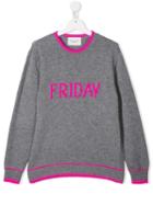 Alberta Ferretti Kids Teen Friday Sweater - Grey