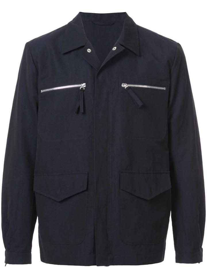 A Kind Of Guise Nellis Cargo Pocket Shirt Jacket - Black