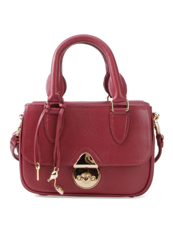 Sarah Chofakian Leather Bag - Red