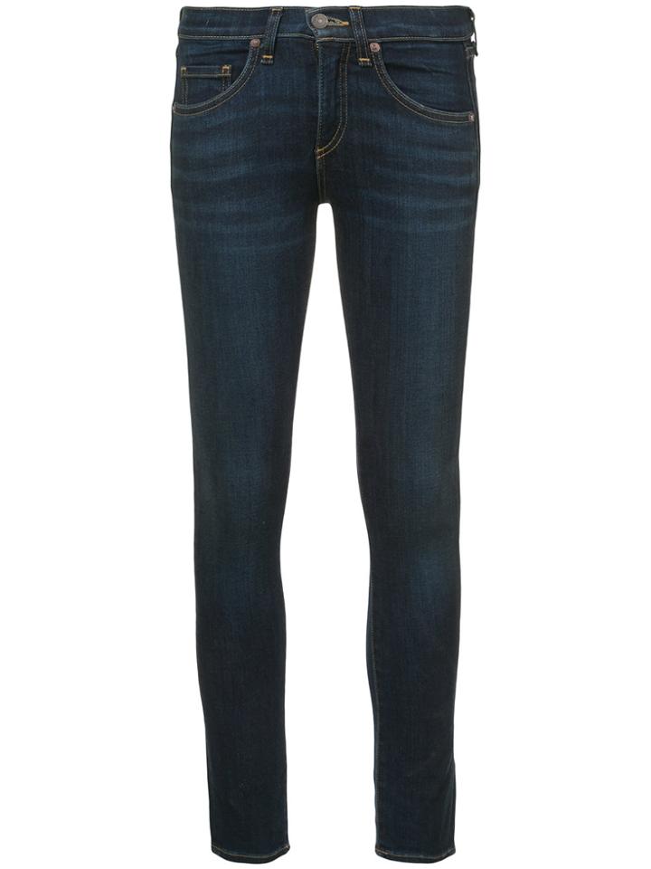 Veronica Beard Brooke Mid-rise Jeans - Blue