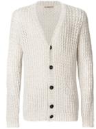 Nuur Long Sleeved Buttoned Cardigan - White