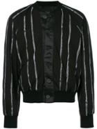 3.1 Phillip Lim Long Sleeve Bomber Jacket - Black