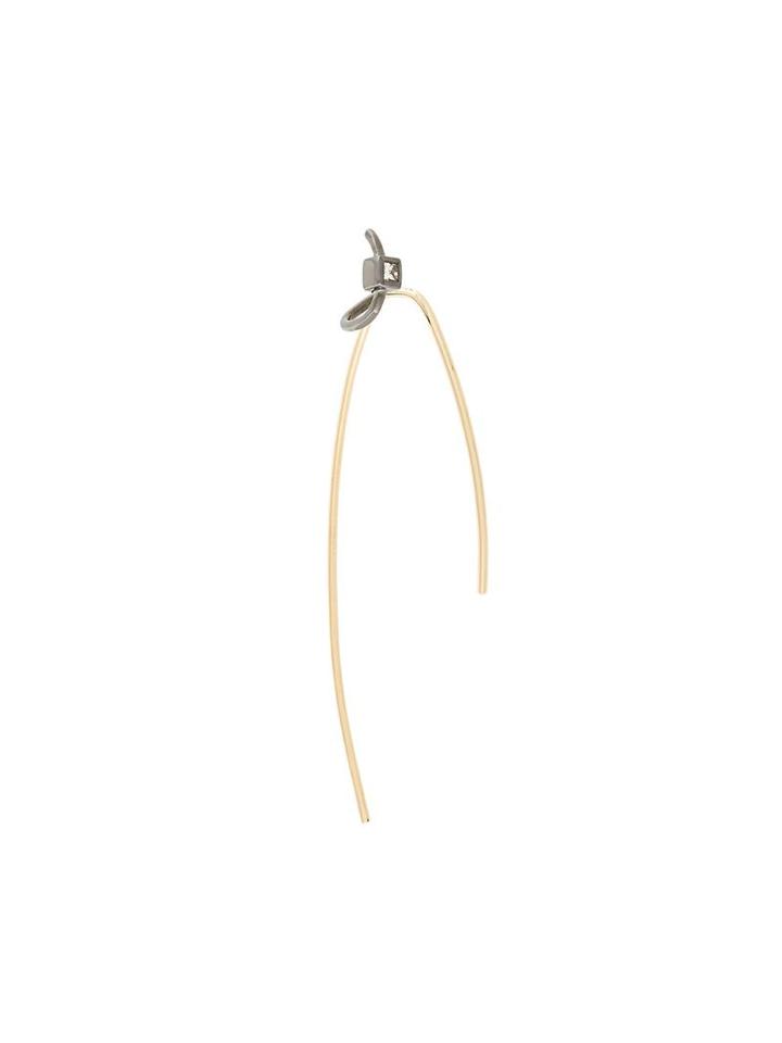 Maria Black 'anais Noir' Diamond Earring, Women's, Metallic